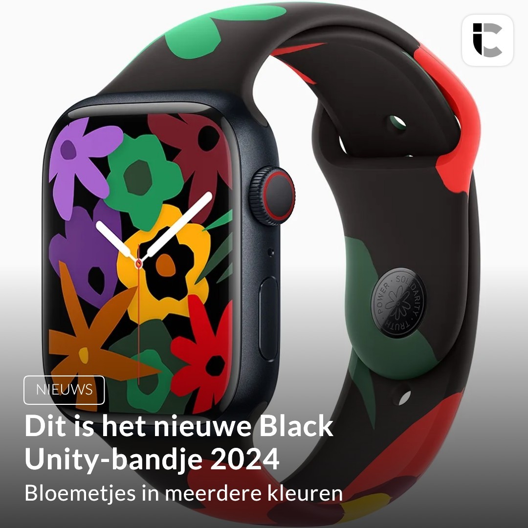 Black Unity 2024 Apple Watch bandje beschikbaar