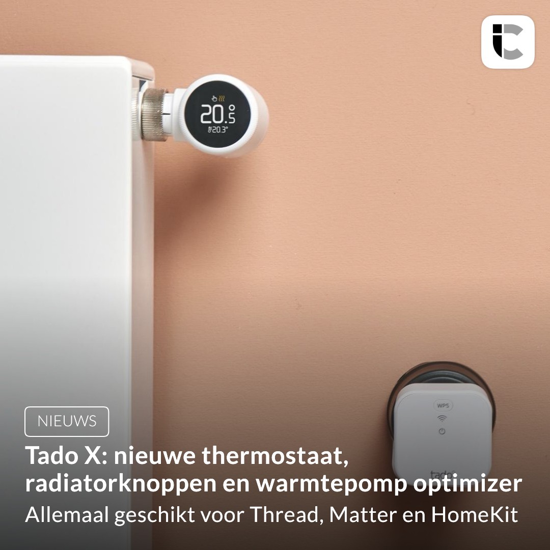 tado X: nieuwe thermostaat en meer werkt via Thread en Matter