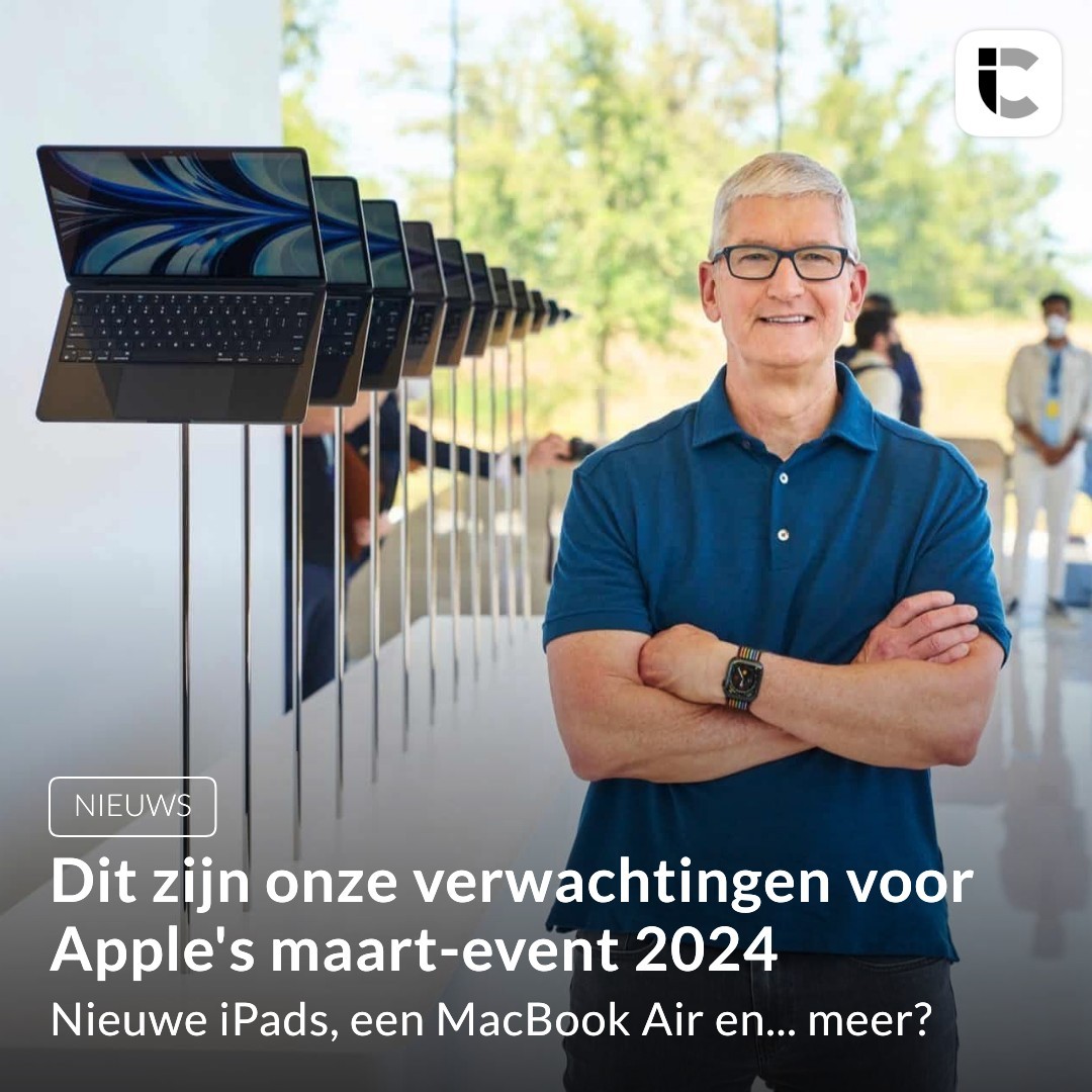 Verwachtingen voor Apple's maart 2024-event