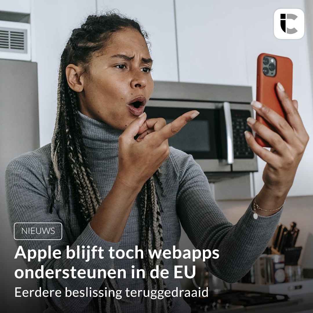 Apple blijft toch webapps (PWA) in de EU ondersteunen