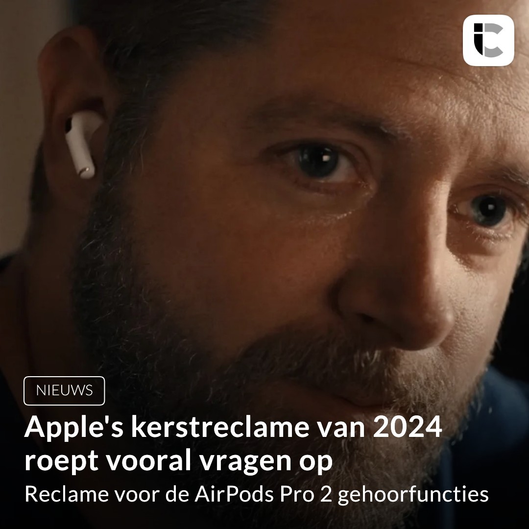 Apple's kerstreclame van 2024 draait om AirPods Pro 2